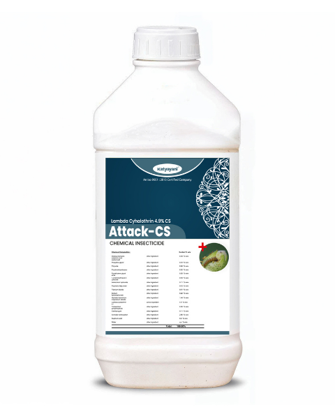 Katyayani Attack CS (Lambda-Cyhalothrin 4.9% CS) - Insecticides