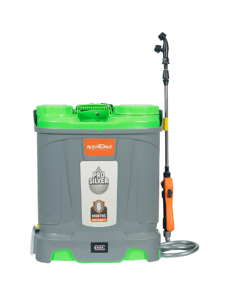 Neptune Simplify Farming Silver Pro 12 Single motor Knapsack Battery 18L Tank Capacity Sprayers