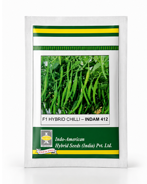 Indam 412 (HY) 50 seeds/pkt Chilli Seeds