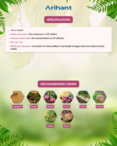 ARIHANT NITROFIX - Bio Fertilizer