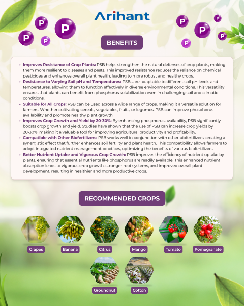 ARIHANT PHOSFILL - Bio Fertilizer