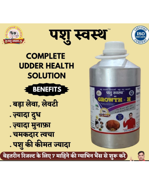PASHU SVASTH Growth H Liquid Supplement (For Cows, Buffaloes, Dogs, Cats & Birds) Feed Supplements