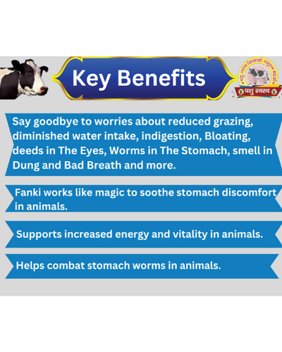 Pashu Svasth PSF Gold FANKI – Herbal Remedy for Animal Health Feed Supplements