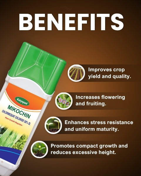 Katyayani Mikochin (Chlormequat Chloride 50% SL) Plant Growth Regulator