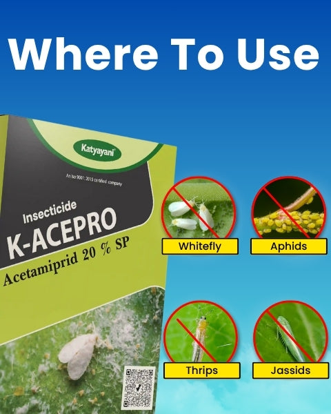 Katyayani K-Acepro (Acetamiprid 20% SP) - Insecticides