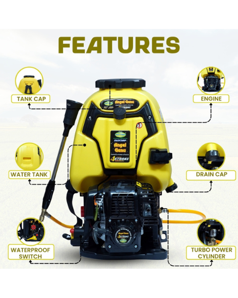 Pad Corp Angel Ganu 36CC-4 Stroke Petrol Power Sprayer