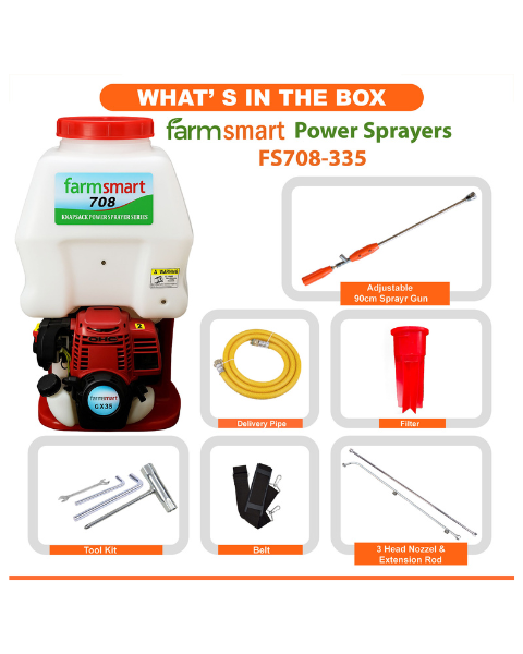 Farmsmart GX 35 4 Stroke Power Sprayer with Heavy Brass pump - Sprayers