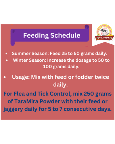 PASHU SVASTH Tara Mira Powder (Boost Milk & Fat Naturally) Feed Supplements