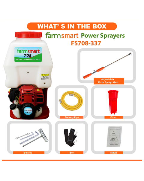 Farmsmart GX 35 4 Stroke Power Sprayer with Yinba Carbuorator - Sprayers
