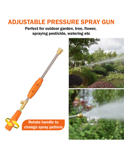 Neptune NPW-768-WH 4-Stroke Portable Power Sprayer | 35CC Petrol Engine | 50 Meter High Pressure Pipe | Hose Reel & Spray Gun - Sprayers