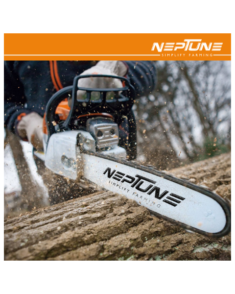 Neptune CS-58M Heavy Duty 58CC Powerful Magnesium Body 2 Stroke Petrol Chain Saw with 22inch Blade - Chainsaw