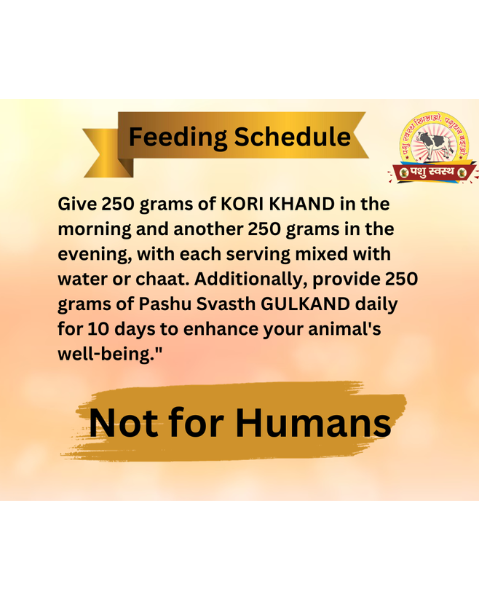PASHU SVASTH KORI KHAND- increase Milk Production Cattle Care Products
