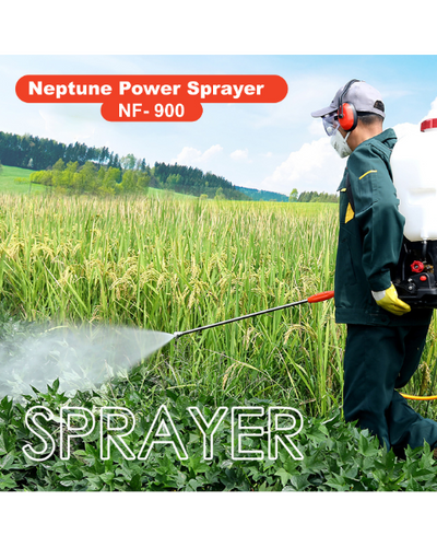 Neptune NF-900 4-Stroke Knapsack Power Sprayer 35CC Petrol Engine 20-Litre Tank Capacity