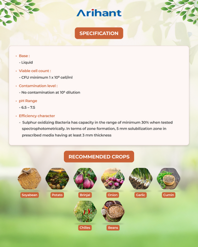 ARIHANT SULPHOXI - Bio Fertilizer