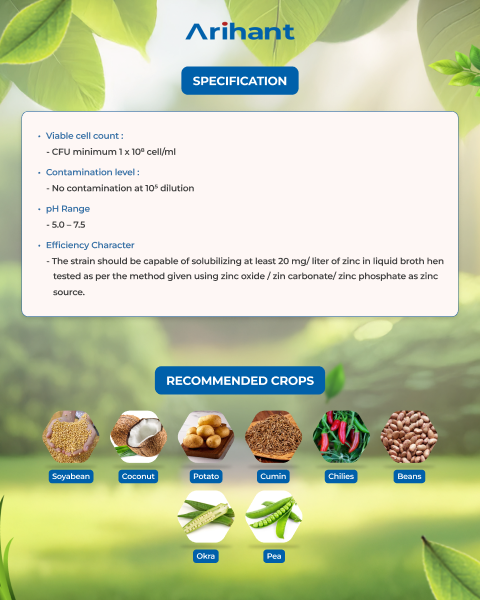ARIHANT ZINCLIP - Bio Fertilizer