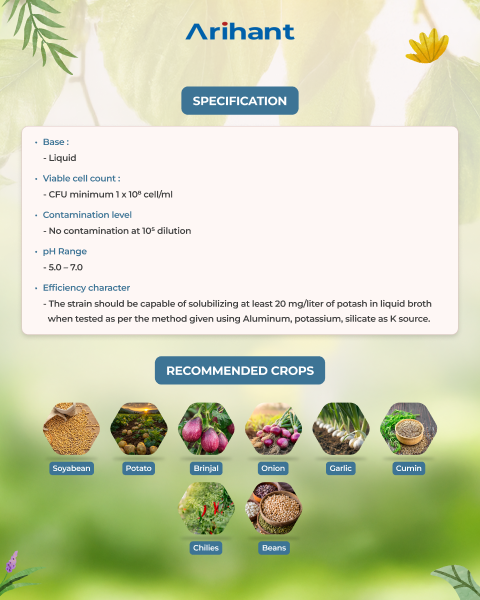 ARIHANT POTAGRIP - Bio Fertilizers