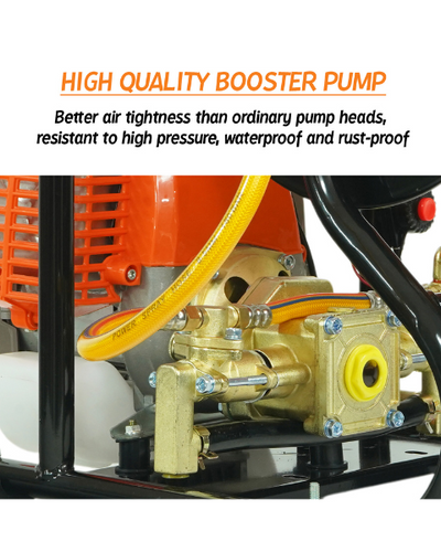 Neptune NPW-768-WH 4-Stroke Portable Power Sprayer | 35CC Petrol Engine | 50 Meter High Pressure Pipe | Hose Reel & Spray Gun - Sprayers