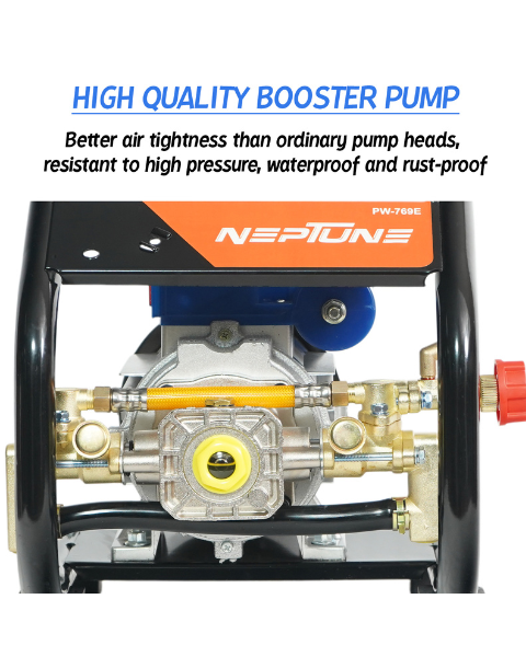 Neptune PW-769 E 1100W Electric Portable Power Pressure Sprayer Pump with Brass Made High Pressure Pump - Sprayers