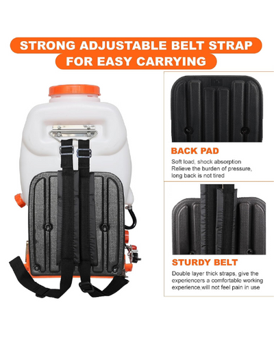 Neptune NF 608 2-Stroke Knapsack Power Sprayer | 26CC Petrol Engine | 20-Litre Tank Capacity