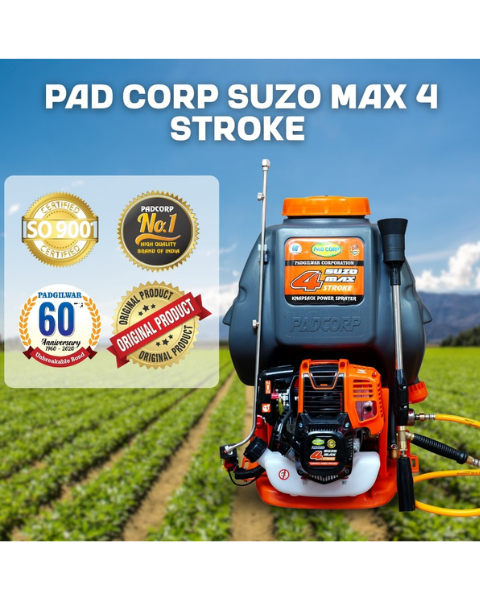 Pad Corp Suzo Max-4 Stroke Petrol Operated Power Sprayer
