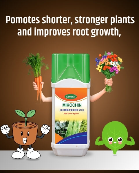 Katyayani Mikochin (Chlormequat Chloride 50% SL) Plant Growth Regulator