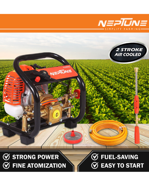 Neptune PW-768A 2-Stroke Portable Power Sprayer | 26CC Petrol Engine