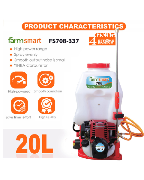 Farmsmart GX 35 4 Stroke Power Sprayer with Yinba Carbuorator - Sprayers