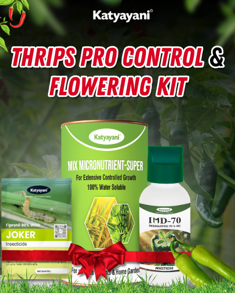 KATYAYANI CHILLI THRIPS PRO CONTROL & FLOWERING KIT