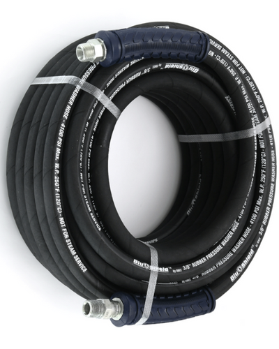 ZEPHYR BLUSHIELD KEVLAR-BRAIDED PRESSURE WASHER RUBBER HOSE WITH FITTINGS