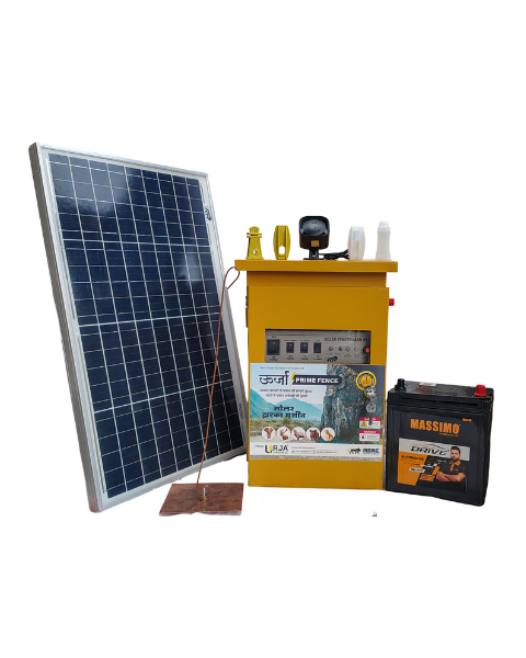 URJA 18KV PANEL FENCE ENERGIZER/ ZHAKTA MACHINE COMBO SET FOR 90 ACRE