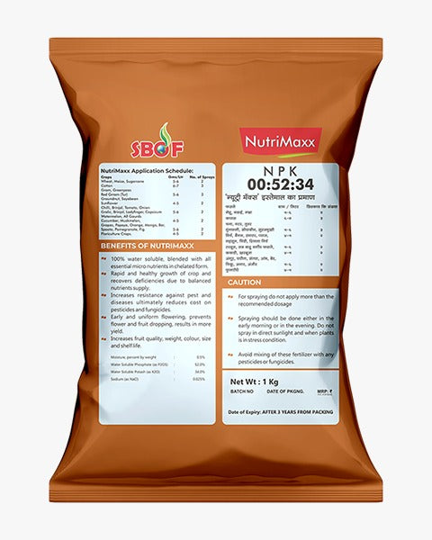 SBOF NUTRIMAXX  NPK 00:52:34