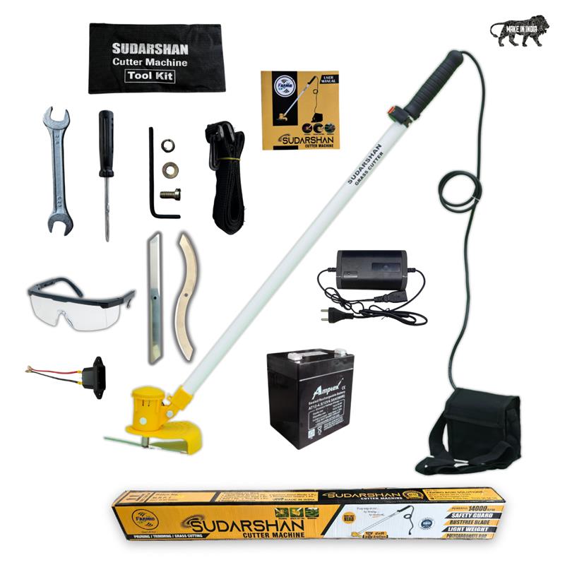 Farmio Sudarshan Brush Cutter with 12V Battery