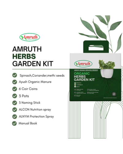 AMRUTH ORGANIC HERBS GARDENING KIT