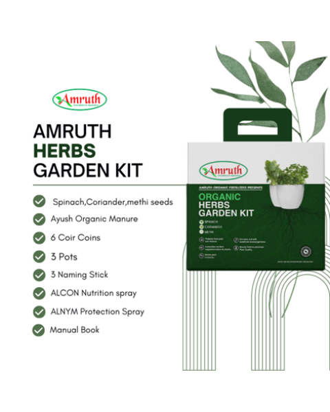 AMRUTH ORGANIC HERBS GARDENING KIT