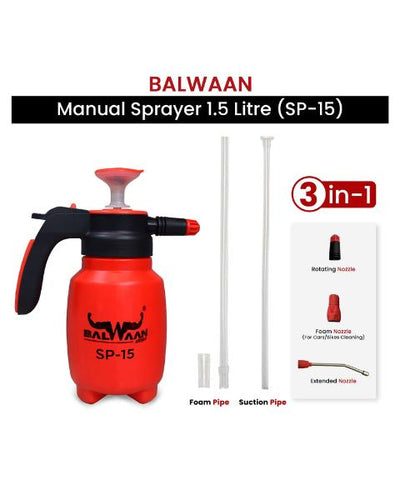 BALWAAN 3 IN 1 MANUAL SPRAYER 1.5 LITER (SP-15) | IMPLEMENTS