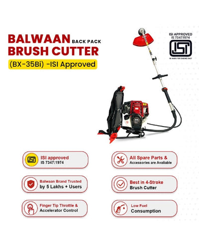 BALWAAN BACKPACK BX 35 BI BRUSH CUTTER(BBC-4BPN) -ISI