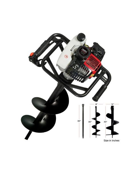 BALWAAN BE-52 EARTH AUGER WITH 8" AND 12" BIT FREE