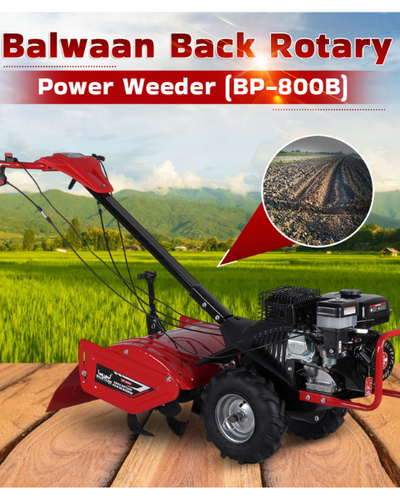 Balwaan BP 800B Power Weeder - (MPDT) (Back Rotary)