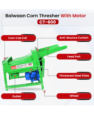 Balwaan Corn Thresher Double Roller (CT-600)