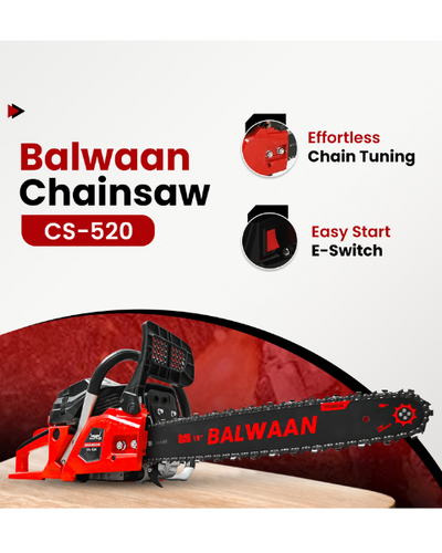 Balwaan CS-520 18 Inches Chainsaw