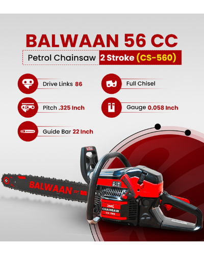 Balwaan CS-560  22 Inches Chainsaw