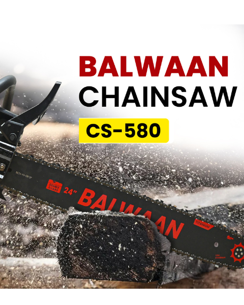 Balwaan CS-580 24 Inches Chainsaw