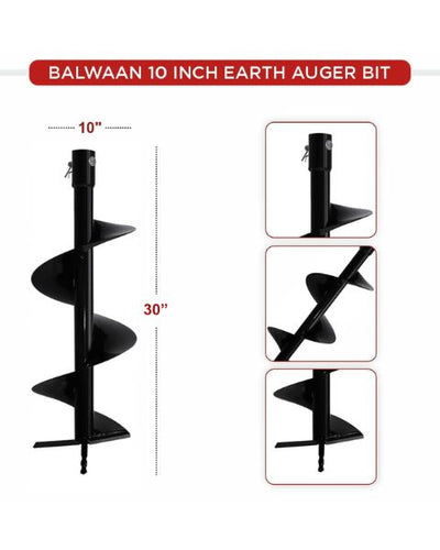 BALWAAN EARTH AUGER 10" BIT