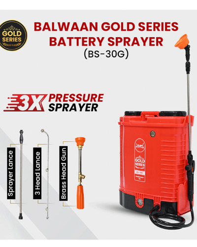 BALWAAN GOLD SERIES BS-30G DOUBLE MOTOR BATTERY SPRAYER