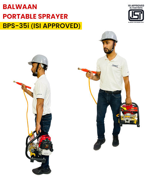 BALWAAN PORTABLE SPRAYER BPS-35I WITH 25MTR HOSEPIPE