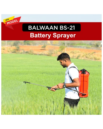 BALWAAN BS-21 2IN1 KRISHI SINGLE MOTOR BATTERY SPRAYER| 12X8