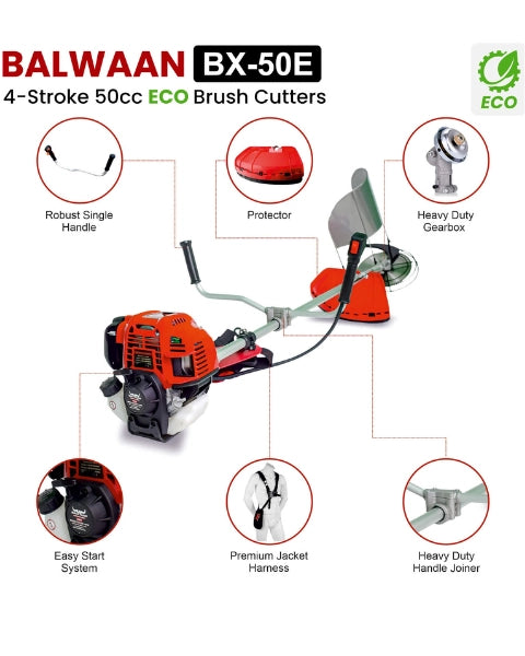 BALWAAN SIDE PACK BX-50E BRUSH CUTTER-ECO