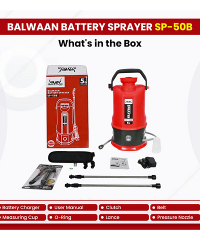 BALWAAN SP-50B LI-ION BATTERY SPRAYER (5L)