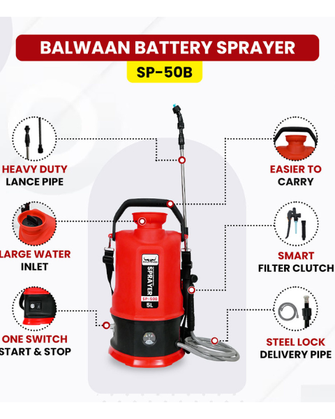 BALWAAN SP-50B LI-ION BATTERY SPRAYER (5L)