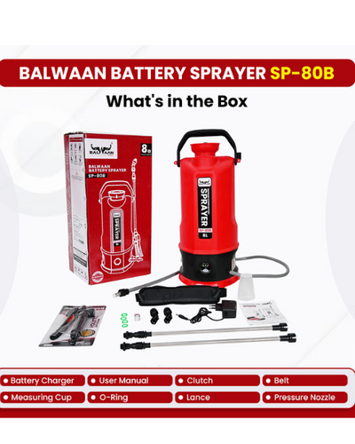 BALWAAN SP-80B LI-ION BATTERY SPRAYER (8L)